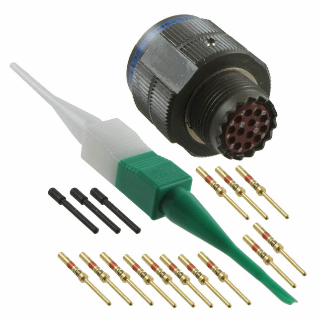 CONN PLUG MALE 13POS GOLD CRIMP【D38999/26WB35PN】
